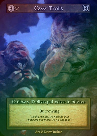 【FOIL】[Earth] Cave Trolls [beta-Ordinary]